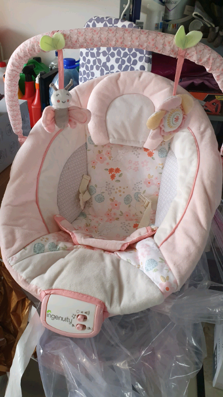 ingenuity baby bouncer pink